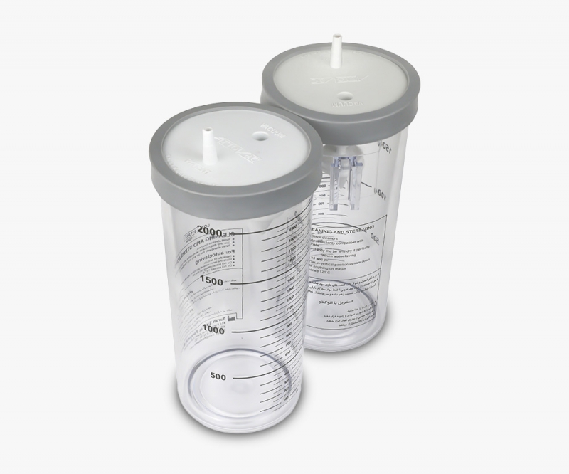 مخزن ۲ لیتری پلی‌کربنات